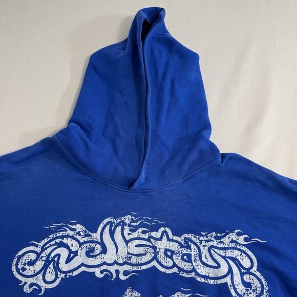 Hellstar Blue Pullover Hoodie Adult Size XL - Picture 7 of 12